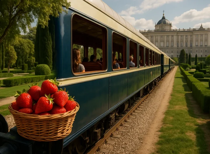 Treno delle Fragole: il viaggio d'autunno da Madrid ad Aranjuez tra giardini e palazzi in carrozze d'epoca