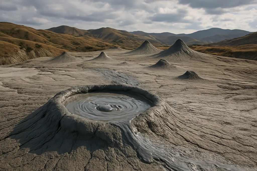 I vulcani di fango di Berca: paesaggi extraterrestri nelle colline della Romania