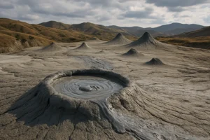 I vulcani di fango di Berca: paesaggi extraterrestri nelle colline della Romania