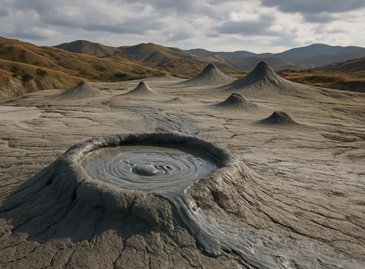 I vulcani di fango di Berca: paesaggi extraterrestri nelle colline della Romania