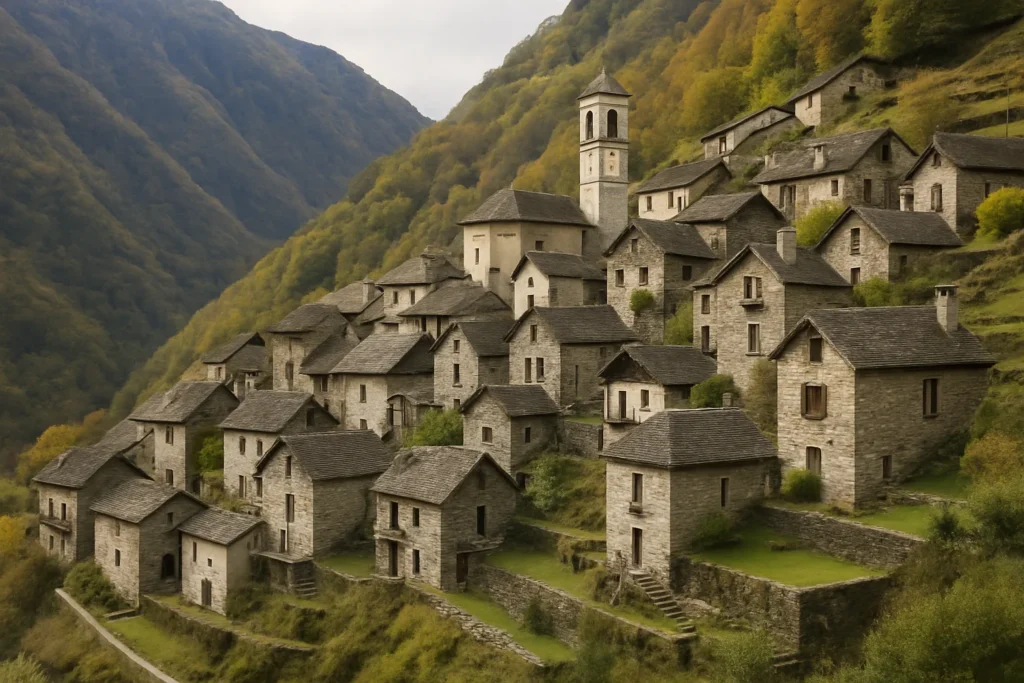 Corippo in Val Verzasca: il borgo di pietra grigia della Svizzera