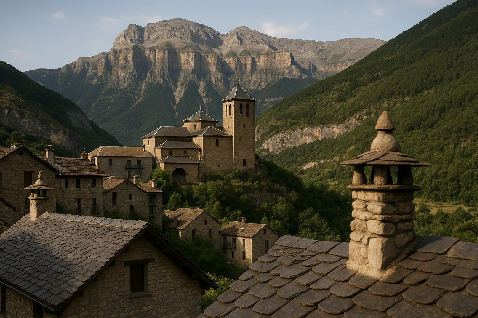 Torla: il borgo dei Pirenei spagnoli con i caratteristici camini conici (2)