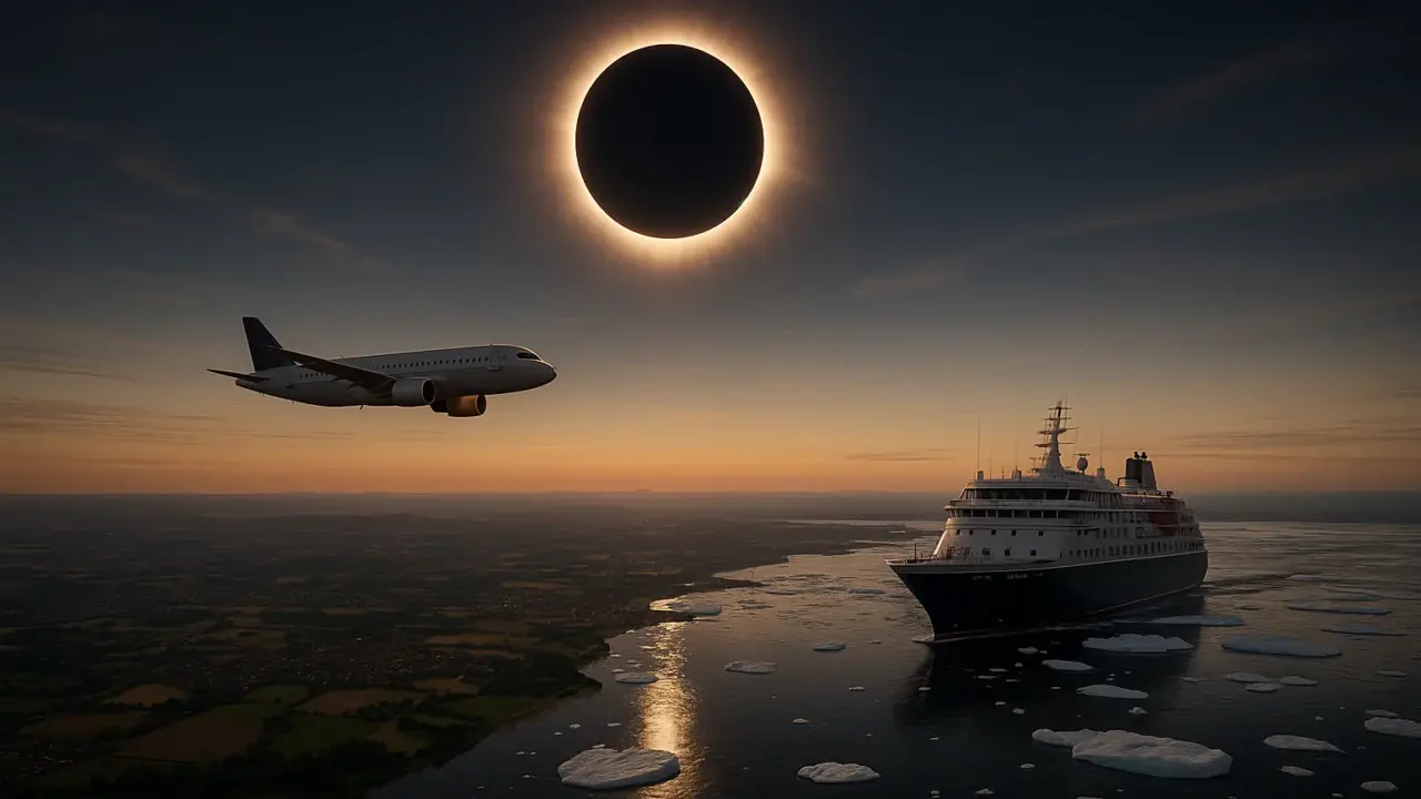 Eclissi solare totale del 12 agosto 2026: le esperienze di viaggio per osservarla da prospettive uniche