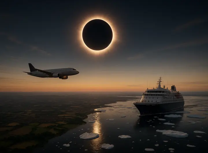 Eclissi solare totale del 12 agosto 2026: le esperienze di viaggio per osservarla da prospettive uniche